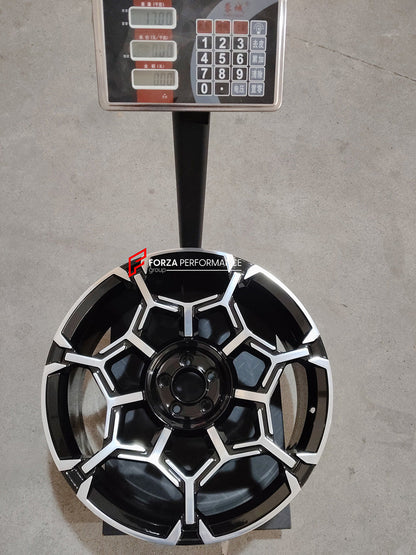 22 INCH FORGED WHEELS RIMS for ROLLS-ROYCE GHOST II 2022 custom fit OEM BLACK BADGE WHEELS