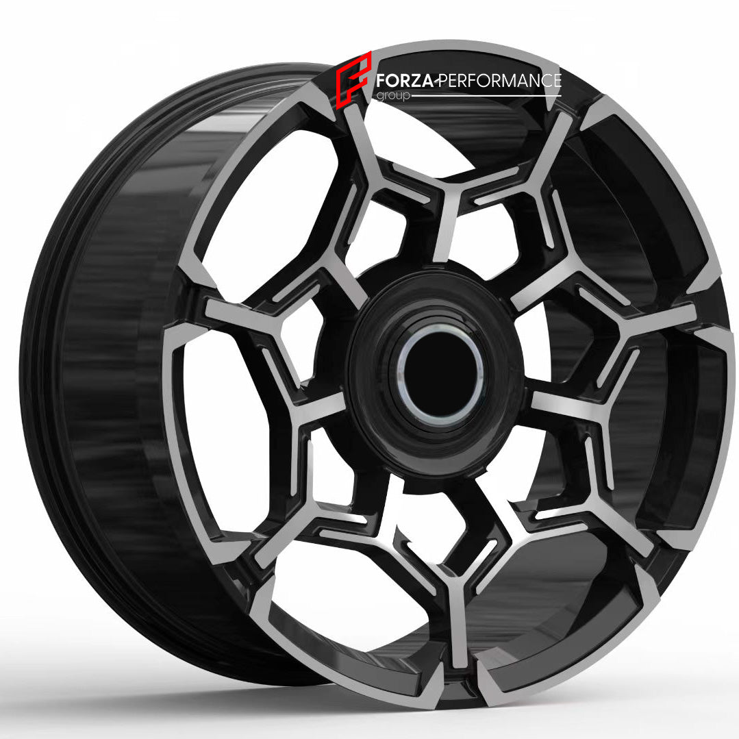 22 INCH FORGED WHEELS RIMS for ROLLS-ROYCE GHOST II 2022 custom fit OEM BLACK BADGE WHEELS