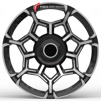 22 INCH FORGED WHEELS RIMS for ROLLS-ROYCE GHOST II 2022 custom fit OEM BLACK BADGE WHEELS