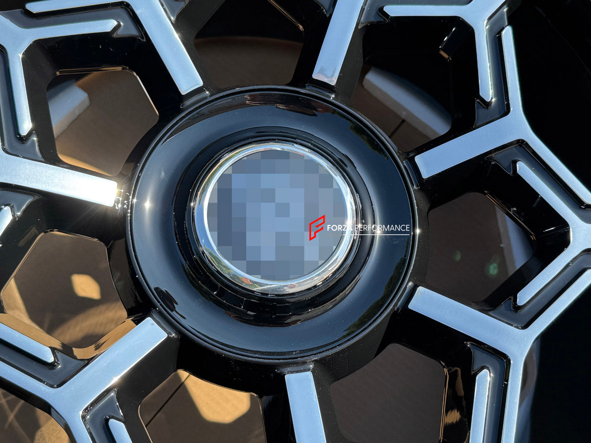 22 INCH FORGED WHEELS RIMS for ROLLS-ROYCE GHOST II 2022 custom fit OEM BLACK BADGE WHEELS