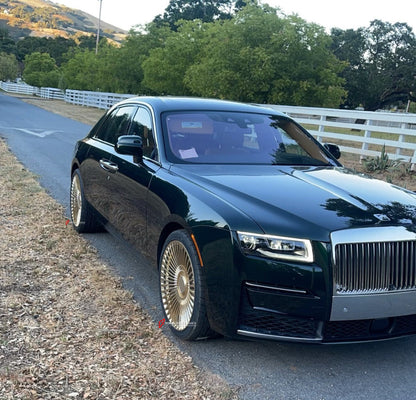 22 INCH FORGED WHEELS RIMS for ROLLS ROYCE GHOST II 2022 FORZA PERFORMANCE FORGIATA TRIMESTRE