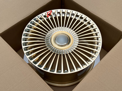 22 INCH FORGED WHEELS RIMS for ROLLS ROYCE GHOST II 2022 FORZA PERFORMANCE FORGIATA TRIMESTRE