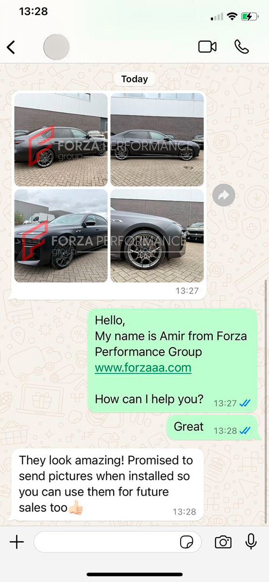 22 INCH FORZA FORGED WHEELS RIMS for BMW 7 SERIES G70 2022 custom fit OEM 912M