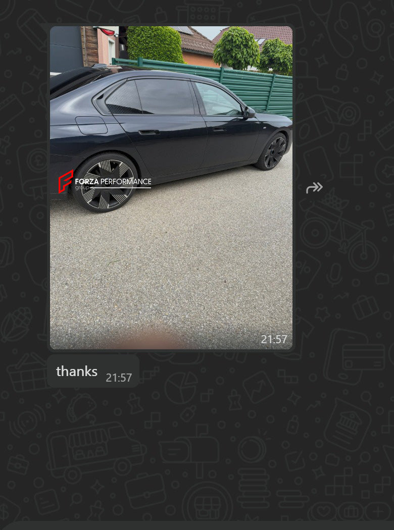 22 INCH FORZA FORGED WHEELS RIMS for BMW 7 SERIES G70 2025 custom fit OEM ROLLS ROYCE SPECTRE 5A2A592