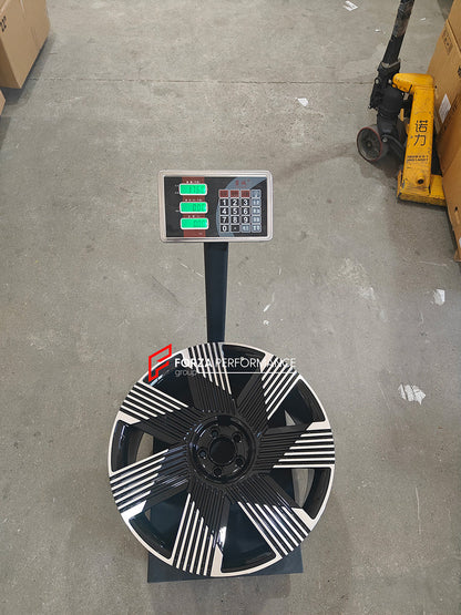 We manufacture premium quality forged wheels rims for BMW 7 SERIES G70 2025 in any design, size, color.

Wheels sizes:

Front: 22 x 9.5 ET 18

Rear: 22 x 10.5 ET 34

Weight: 

Front: 17.3 kg (38.13 lbs)

Rear: 17.6 kg (38.8 lbs)

Finishing: Gloss Black with Machined Face