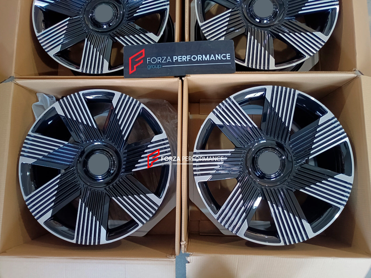 FORZA PERFORMANCE 23 INCH FORGED WHEELS RIMS for ROLLS-ROYCE CULLINAN 2025 custom fit OEM RR STYLE 22