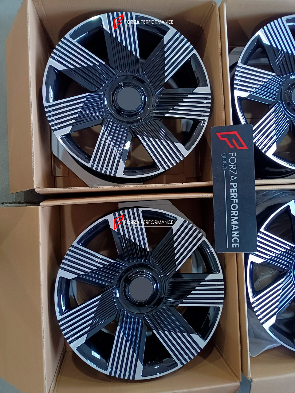 FORZA PERFORMANCE 23 INCH FORGED WHEELS RIMS for ROLLS-ROYCE CULLINAN 2025 custom fit OEM RR STYLE 22