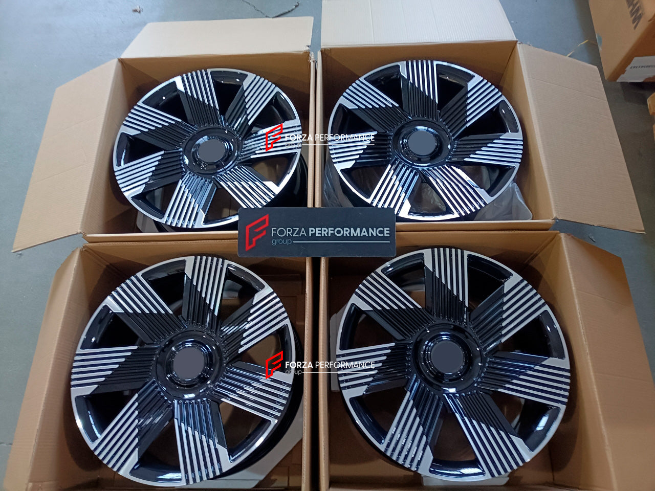 FORZA PERFORMANCE 23 INCH FORGED WHEELS RIMS for ROLLS-ROYCE CULLINAN 2025 custom fit OEM RR STYLE 22