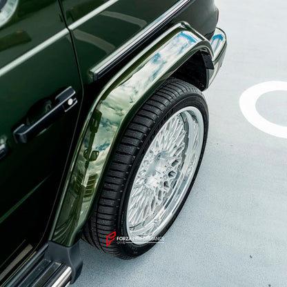 We manufactured premium quality forged wheels rims for our client's MERCEDES BENZ G CLASS AMG W465 2025+&nbsp;with the following specifications:

WHEEL SIZE:

PCD: 5 x 130
CB: 84.1
THIS WHEEL DESIGN CAN BE CUSTOM-MADE FOR YOUR CAR IN ANY SIZE AND COLOR OPTIONS
Available in monoblock, 2-piece, 3-piece, duoblock, beadlock
3D wheel renderings are provided according to the exact dimensions and specifications requested by the client, ensuring proper fitment for their car prior to production

OPTIONS:&nbsp;

Brus