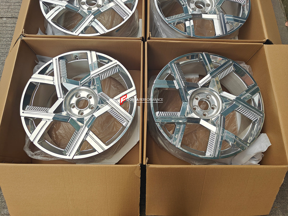 23 INCH FORGED WHEELS RIMS for ROLLS-ROYCE CULLINAN 2 2025 custom fit OEM BLACK BADGE