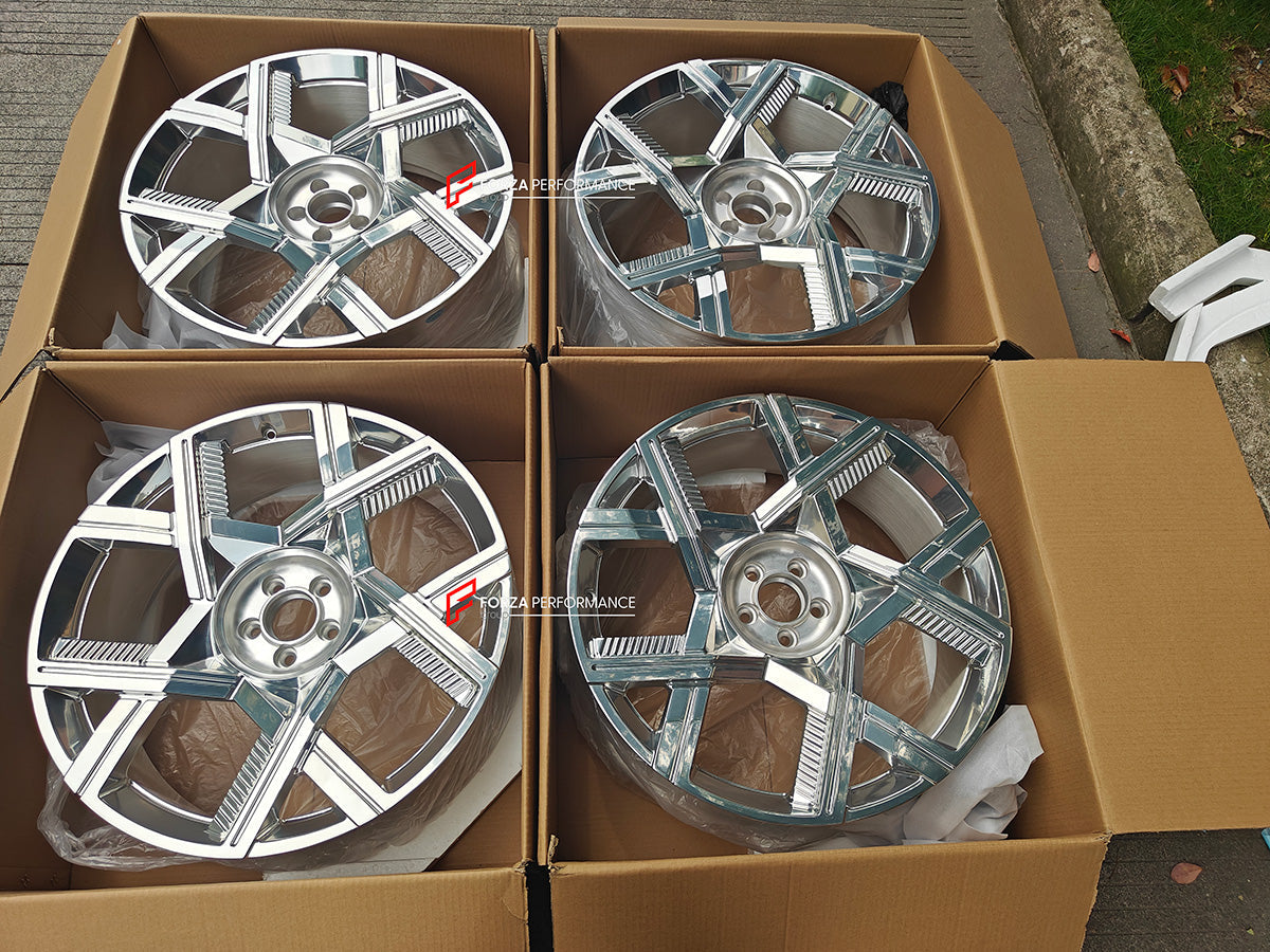 23 INCH FORGED WHEELS RIMS for ROLLS-ROYCE CULLINAN 2 2025 custom fit OEM BLACK BADGE