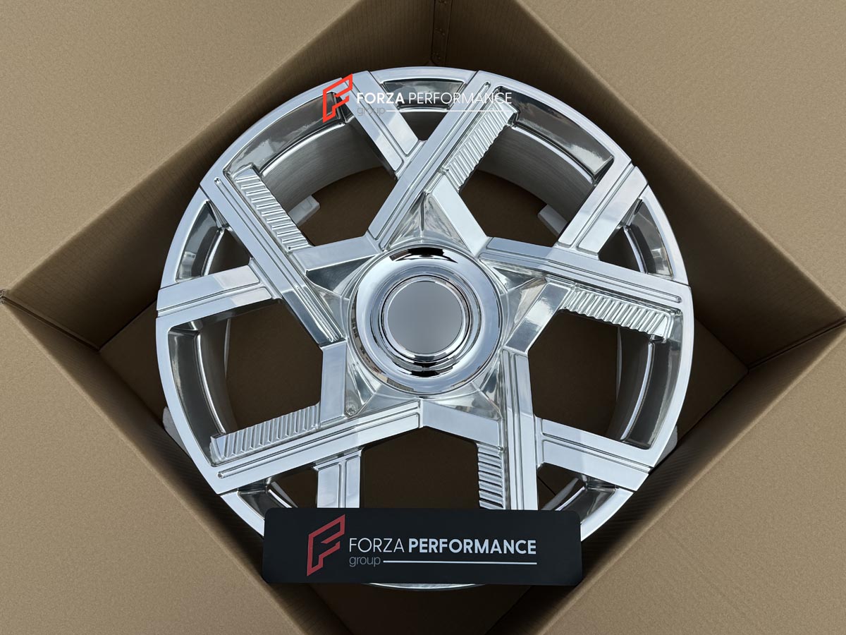 23 INCH FORGED WHEELS RIMS for ROLLS-ROYCE CULLINAN 2 2025 custom fit OEM BLACK BADGE