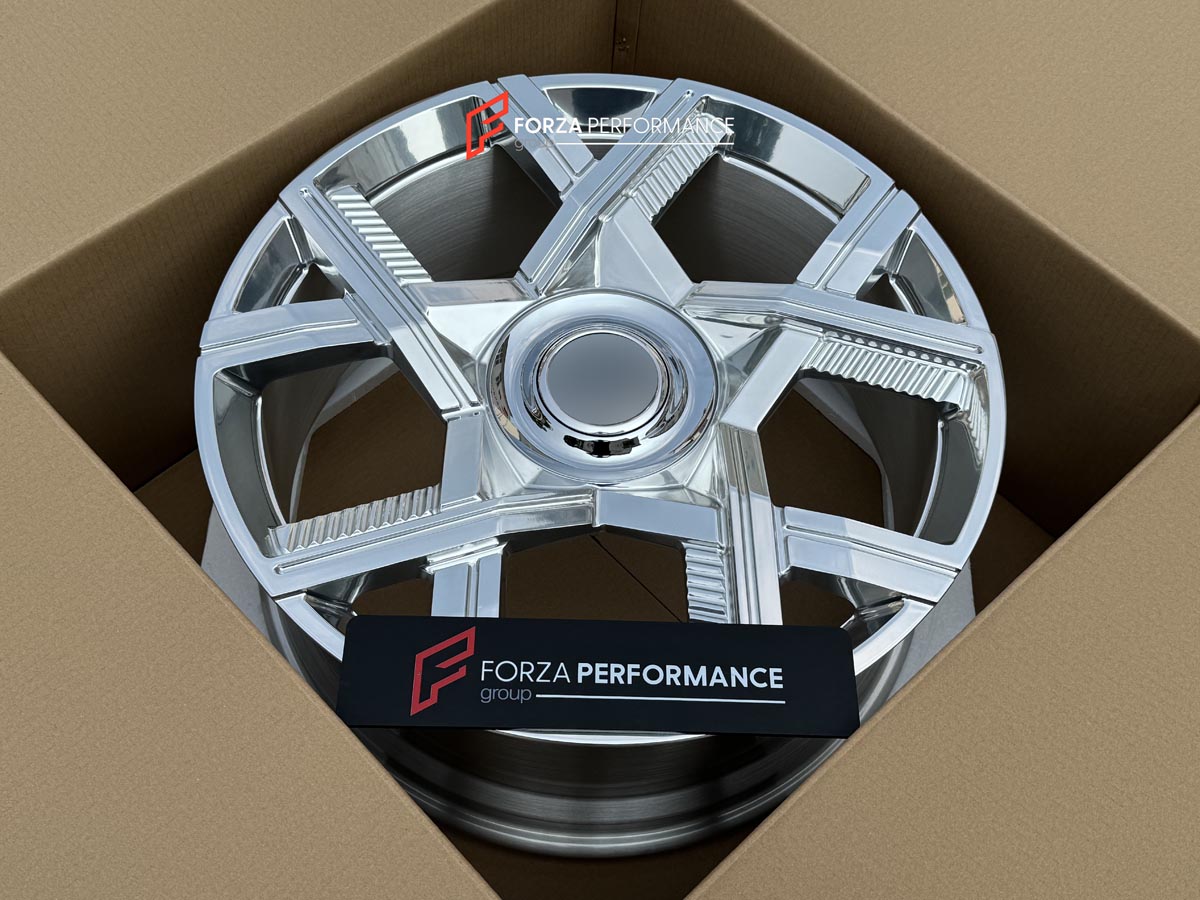 23 INCH FORGED WHEELS RIMS for ROLLS-ROYCE CULLINAN 2 2025 custom fit OEM BLACK BADGE