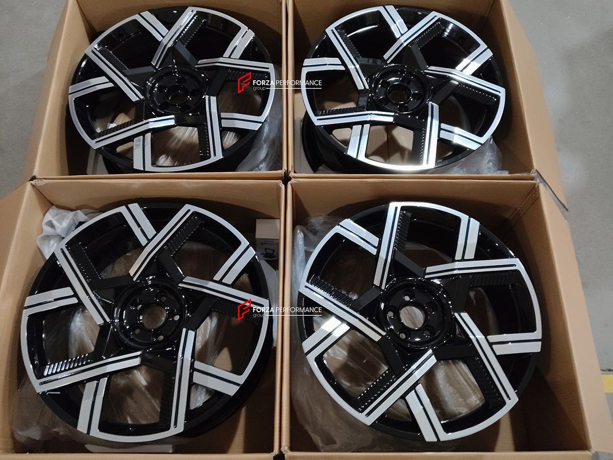 23 INCH FORGED WHEELS RIMS for ROLLS ROYCE CULLINAN BLACK BADGE  2019 custom fit OEM