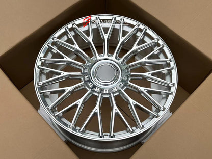 23 INCH FORGED WHEELS RIMS for ROLLS ROYCE CULLINAN SERIES II 2025 custom fit AL13 R100 DESIGN