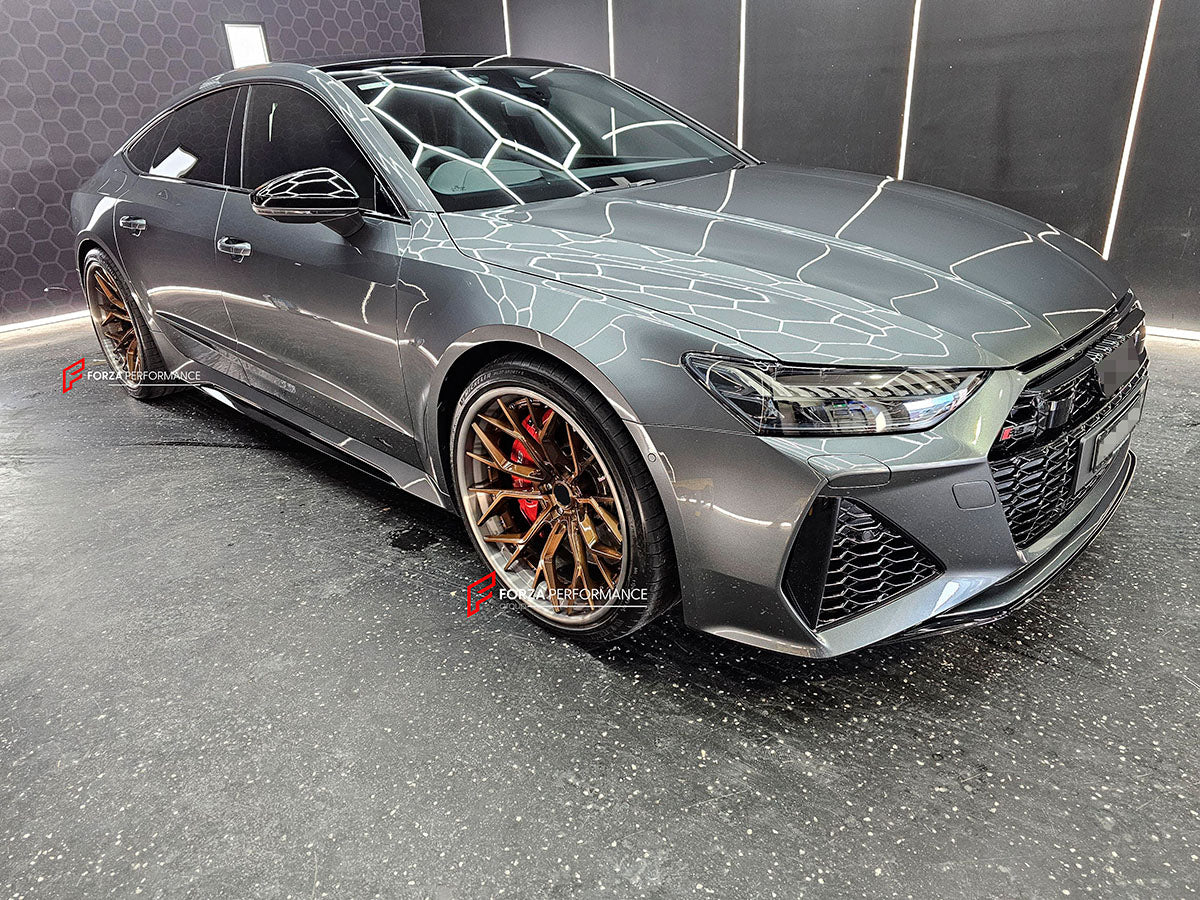 3-PIECE 22 INCH FORGED WHEELS RIMS FOR AUDI RS7 C8 2019 custom fit PF10 WHEELS