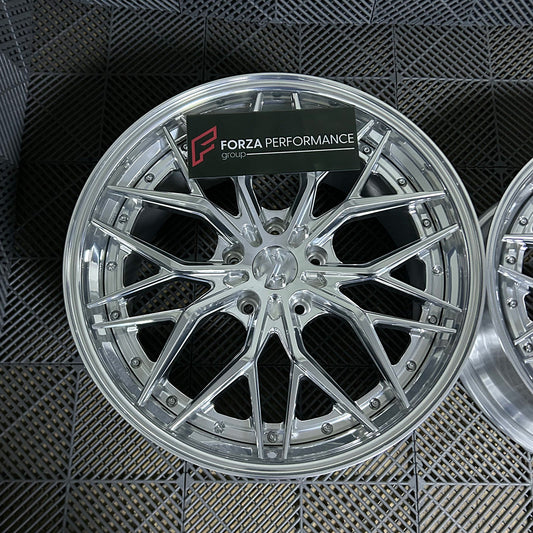FORZA PERFORMANCE FORGED WHEELS WITH CARBON BARREL FOR ANY CAR custom fit