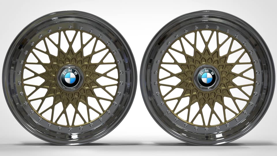 3-Piece FORGED WHEELS FOR BMW E46 3-series 1