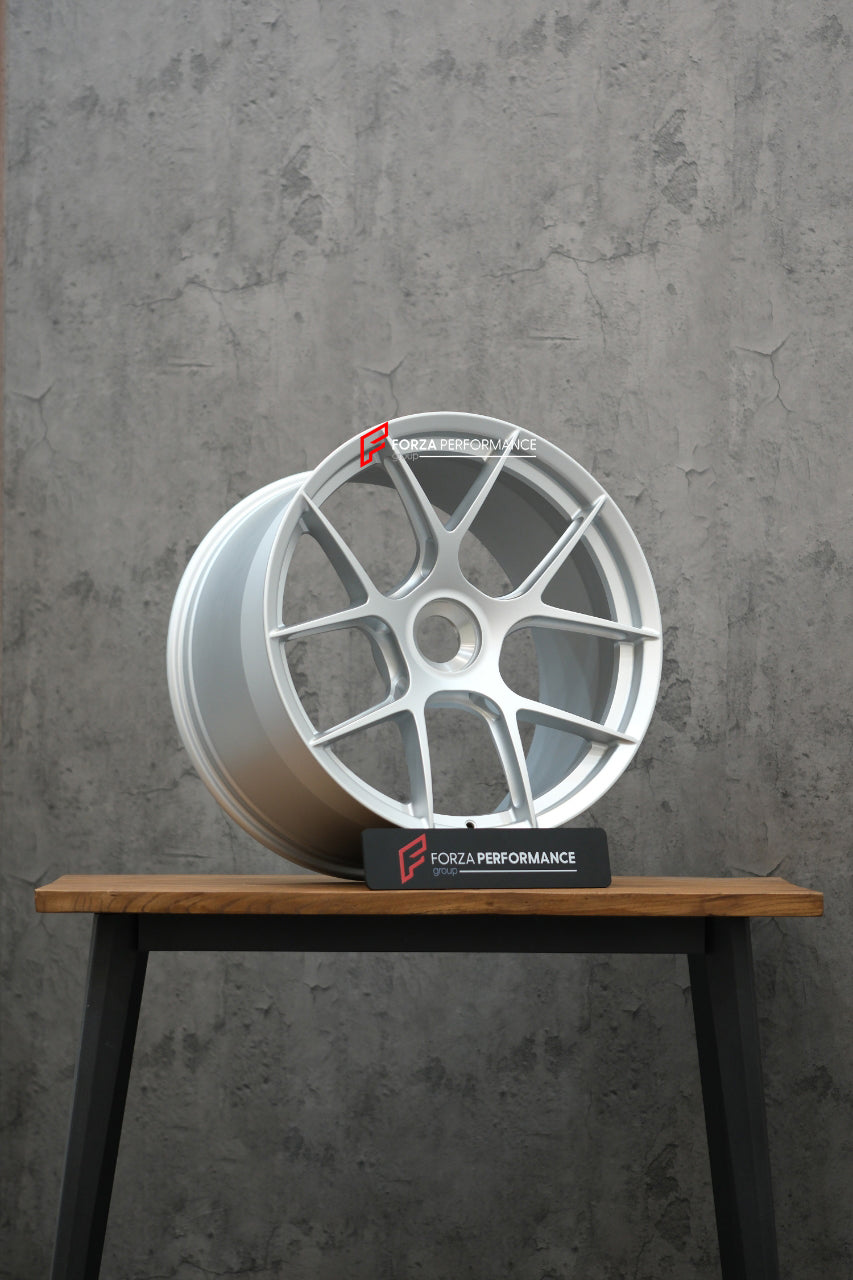 We manufacture premium quality forged wheels rims for PORSCHE 911 992.2 2025 in any design, size, color.

Forza Performance Group engineers and builds each set of custom made-to-order forged wheels individually for every specific customer. This means we not only produce the desired wheel design but also provide all the necessary sizes. All of our wheels can be manufactured to suit your car specifications, offering a diverse range of diameters from 15 to 30 inches.
Advantages of Forza Performance Group forge