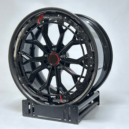 AL13 R80-109R STYLE 20 INCH FORGED WHEELS RIMS WITH AERODISC AERO RING for LAMBORGHINI HURACAN LP580 2019