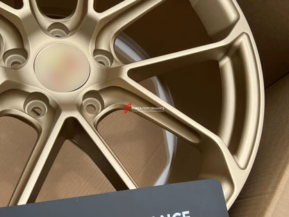 We manufacture premium quality forged wheels in any design, size, color, wheels fit:  - 718 ( 718 Cayman, 718 Boxster, 718T, 718 GTS, 718 Cayman GT4, 718 Spyder) - 911 ( 911 Carrera, 911 Targa, 911 Turbo) - Taycan ( Taycan 4S, Taycan Turbo) - Panamera ( Panamera Executive, Panamera Sport Turismo, Panamera 4S E-Hybrid, Panamera GTS, Panamera Turbo) - Macan ( Macan S, Macan GTS, Macan Turbo) - Cayenne ( Cayenne Turbo, Cayenne S, Cayenne GTS, Cayenne Coupe, Cayenne E-Hybrid)