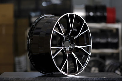20" 21" 22" 23" 24" FORGED WHEELS Y-spoke 789 M Bicolor for BMW 1, 2, 3, 4, 5, 7, 8, X1, X2, X3, X4, X5, X6, X7, Z4, BMW I, M series