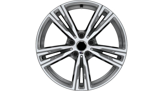 20" 21" 22" 23" 24" FORGED WHEELS Double-spoke 798 M Bicolor Ferric Grey for BMW 1, 2, 3, 4, 5, 7, 8, X1, X2, X3, X4, X5, X6, X7, Z4, BMW I, M series