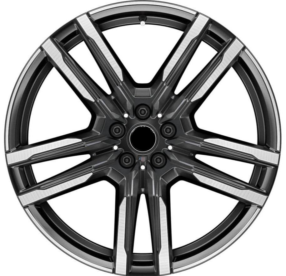 20" 21" 22" 23" 24" FORGED WHEELS  Double-spoke 808 M Bicolor for BMW 1, 2, 3, 4, 5, 7, 8, X1, X2, X3, X4, X5, X6, X7, Z4, BMW I, M series