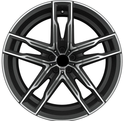 20" 21" 22" 23" 24" FORGED WHEELS Double-spoke 810 M Bicolor for BMW 1, 2, 3, 4, 5, 7, 8, X1, X2, X3, X4, X5, X6, X7, Z4, BMW I, M series