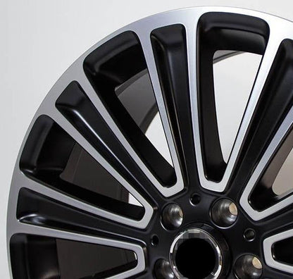 FORGED WHEELS 10-spoke matt black GLE W166 for Mercedes Benz GLS,E-Class, S-Class, G-Class, AMG GT, V- Class M95