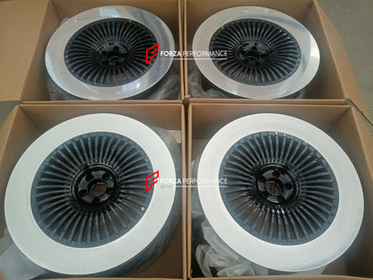24 INCH FORGED WHEELS RIMS for ROLLS-ROYCE CULLINAN 2018 custom fit FORGIATO TRIMESTRE-SLANT