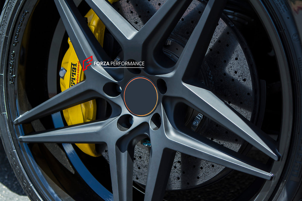 FORZA PERFORMANCE 20 21 INCH FORGED WHEELS RIMS for FERRARI 296 GTB 2025 custom fit Blaque Diamond BD-8