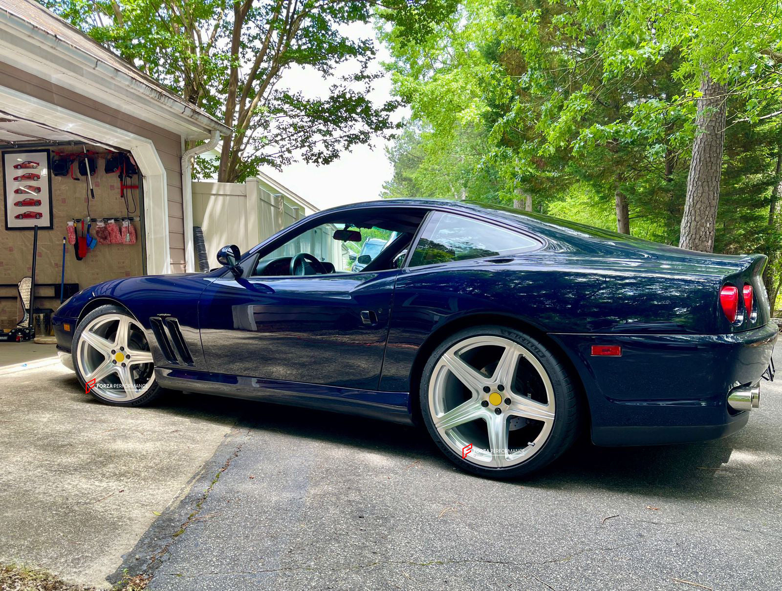 OEM 575M STYLE 20 INCH FORGED WHEELS RIMS for FERRARI 550 MARANELLO ...
