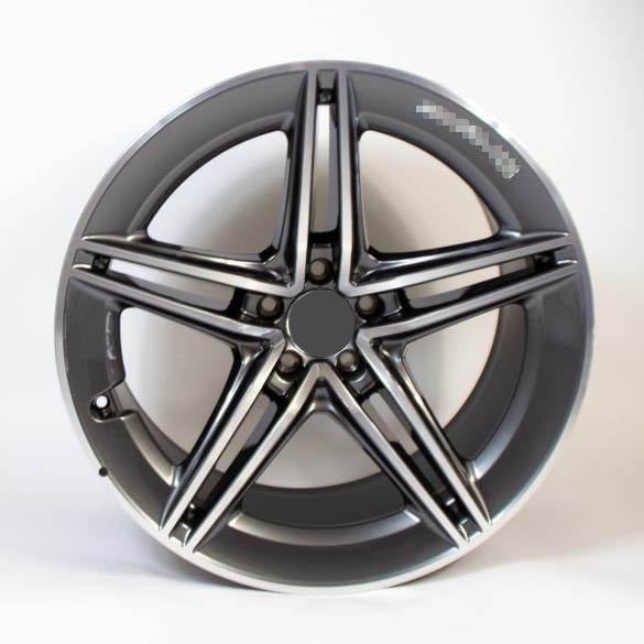 MERCEDES-AMG 5-DOUBLE-SPOKES BLACK TANTALGREY