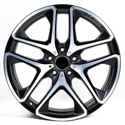 63 AMG 21 INCH RIM SET G-CLASS W463 5-DOUBLE-SPOKE-WHEEL BLACK GENUINE MERCEDES-BENZ