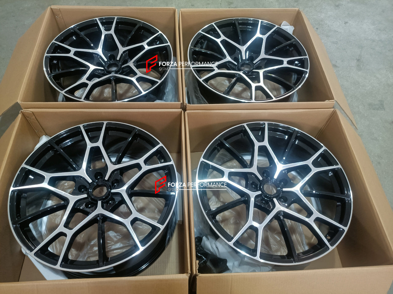 OEM VANTAGE AMR STYLE 22 INCH FORGED WHEELS RIMS for ASTON MARTIN RAPIDE S 2014