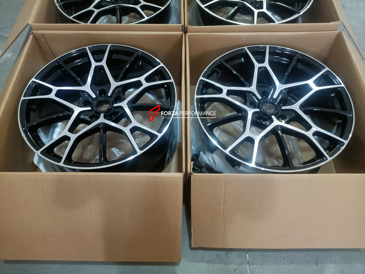 OEM VANTAGE AMR STYLE 22 INCH FORGED WHEELS RIMS for ASTON MARTIN RAPIDE S 2014