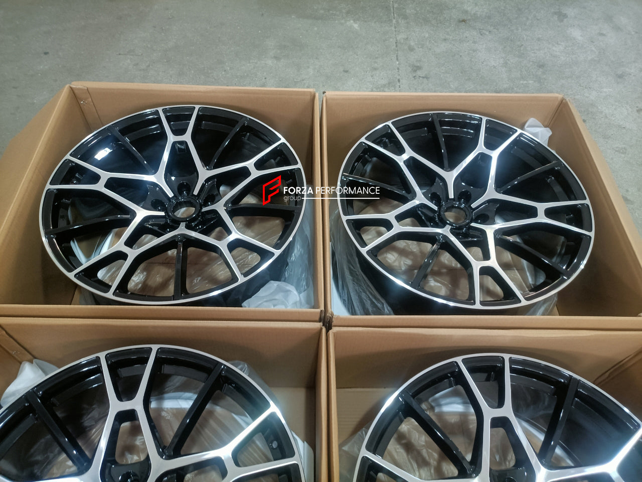 OEM VANTAGE AMR STYLE 22 INCH FORGED WHEELS RIMS for ASTON MARTIN RAPIDE S 2014