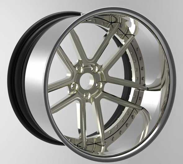 3-Piece FORGED WHEELS FOR FERRARI 458