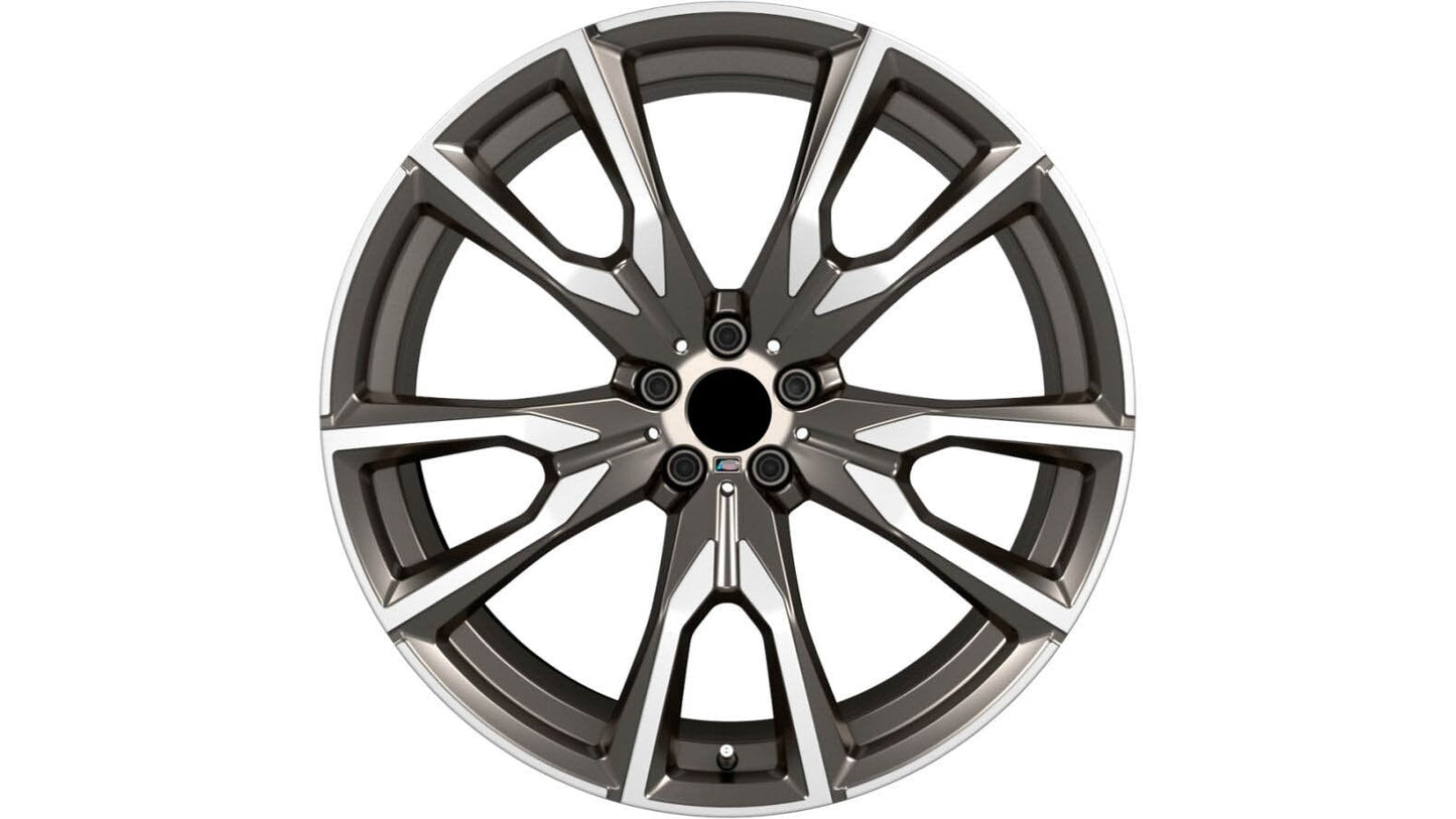 20" 21" 22" 23" 24" FORGED WHEELS V-spoke 755 M Bicolor for BMW 1, 2, 3, 4, 5, 7, 8, X1, X2, X3, X4, X5, X6, X7, Z4, BMW I, M series