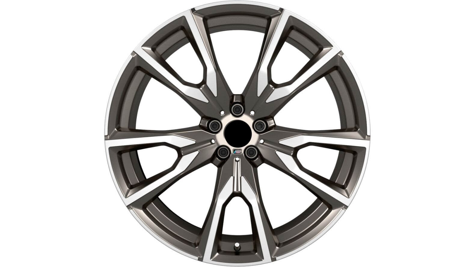 20" 21" 22" 23" 24" FORGED WHEELS V-spoke 755 M Bicolor for BMW 1, 2, 3, 4, 5, 7, 8, X1, X2, X3, X4, X5, X6, X7, Z4, BMW I, M series