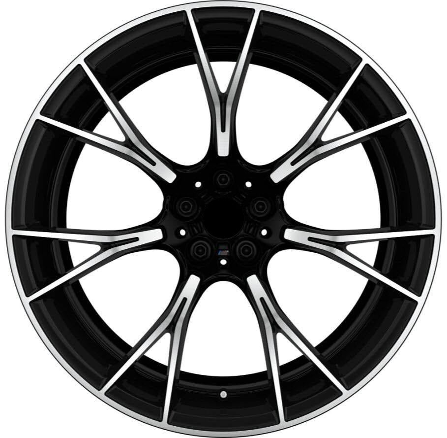 20" 21" 22" 23" 24" FORGED WHEELS Y-spoke 789 M Bicolor for BMW 1, 2, 3, 4, 5, 7, 8, X1, X2, X3, X4, X5, X6, X7, Z4, BMW I, M series
