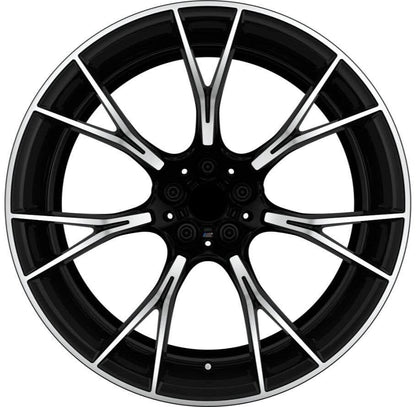 20" 21" 22" 23" 24" FORGED WHEELS Y-spoke 789 M Bicolor for BMW 1, 2, 3, 4, 5, 7, 8, X1, X2, X3, X4, X5, X6, X7, Z4, BMW I, M series