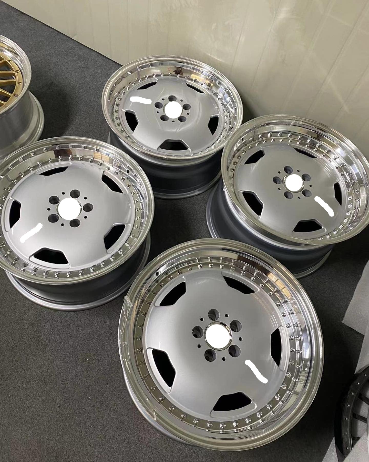 AMG MONOBLOCK RETRO EDITION 3-PIECE FORGED WHEELS RIMS for MERCEDES-BENZ S-CLASS W140 E-CLASS W124 W210