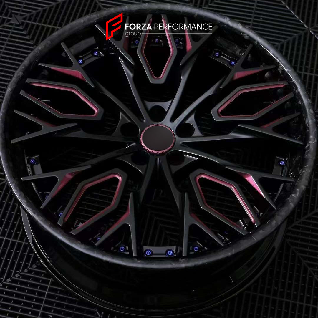 CARBON BARREL FORGED WHEELS RIMS MONOBLOCK CB-1 for ANY CAR