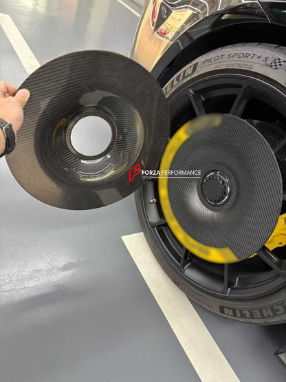CARBON FIBER AERO DISCS for PORSCHE 991 991.2 GT3

Set includes:

Aero Discs

Material: Dry Carbon

NOTE: Professional installation is required
