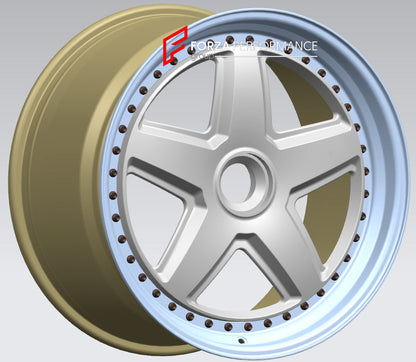 CENTERLOCK FORGED WHEELS RIMS for PORSCHE 911 992.1 TURBO S 2024 custom fit 517 VINTAGE