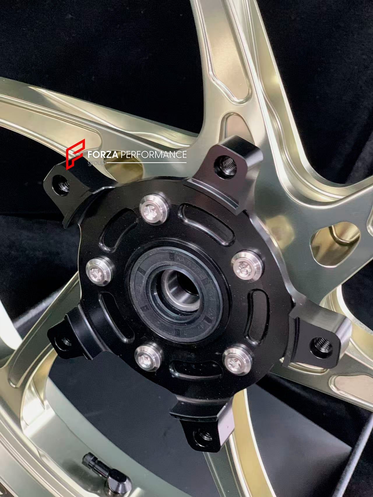 We manufacture premium quality forged motorcycle wheels rims for CFMOTO 450SR in any design, size, color.

Wheel sizes (motorcycle spec):

Front: 3.0 x 17

Rear: 4.0 x 17

Weight:

Front: 3.5 kg (7.72 lbs)

Rear: 4.55 kg (10.03 lbs)


Finishing: Gloss Bronze

Forza Performance Group engineers and manufactures each forged motorcycle wheel individually per order. This ensures precise fitment, uncompromised strength, and unique styling. Whether for racing, touring, or daily use — our wheels are built for both 