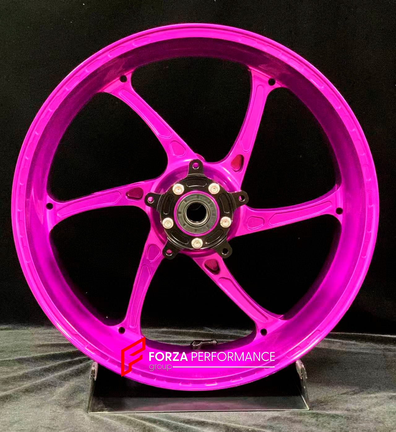 We manufacture premium quality forged motorcycle wheels rims for CFMOTO 800NK in any design, size, color.

Wheel sizes (motorcycle spec):

Front: 3.5 x 17

Rear: 4.5 x 17

Weight:

Front: 3.35 kg (7.38 lbs)

Rear: 4.65 kg (10.25 lbs)


Finishing: Gloss Pink

Forza Performance Group engineers and manufactures each forged motorcycle wheel individually per order. This ensures precise fitment, uncompromised strength, and unique styling. Whether for racing, touring, or daily use — our wheels are built for both p