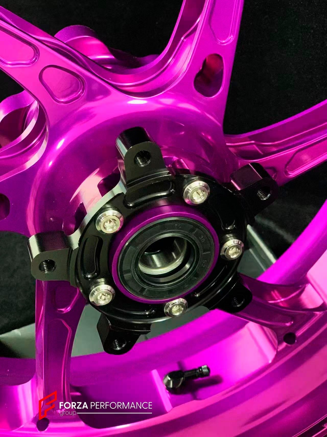 We manufacture premium quality forged motorcycle wheels rims for CFMOTO 800NK in any design, size, color.

Wheel sizes (motorcycle spec):

Front: 3.5 x 17

Rear: 4.5 x 17

Weight:

Front: 3.35 kg (7.38 lbs)

Rear: 4.65 kg (10.25 lbs)


Finishing: Gloss Pink

Forza Performance Group engineers and manufactures each forged motorcycle wheel individually per order. This ensures precise fitment, uncompromised strength, and unique styling. Whether for racing, touring, or daily use — our wheels are built for both p